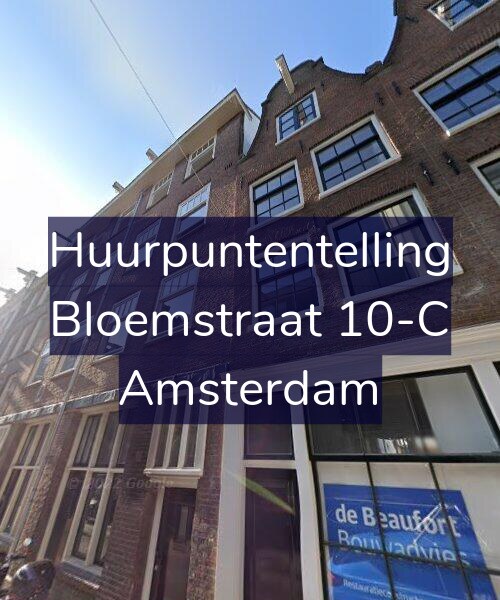 Foto gevel Huurpuntentelling voor Bloemstraat 10-C, Amsterdam