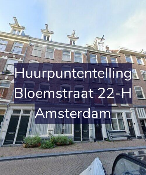 Foto gevel Huurpuntentelling voor Bloemstraat 22-H, Amsterdam