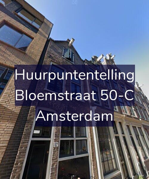 Foto gevel Huurpuntentelling voor Bloemstraat 50-C, Amsterdam