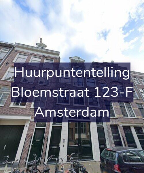 Foto gevel Huurpuntentelling voor Bloemstraat 123-F, Amsterdam