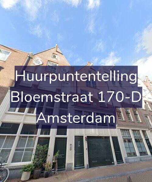 Foto gevel Huurpuntentelling voor Bloemstraat 170-D, Amsterdam