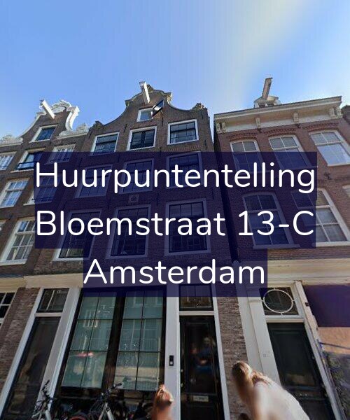 Foto gevel Huurpuntentelling voor Bloemstraat 13-C, Amsterdam
