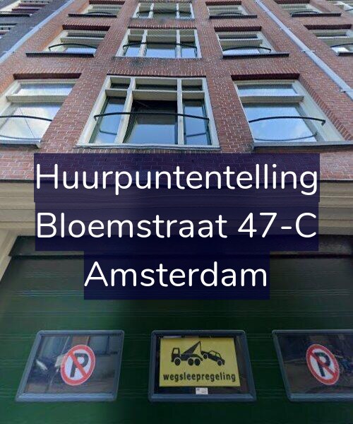 Foto gevel Huurpuntentelling voor Bloemstraat 47-C, Amsterdam