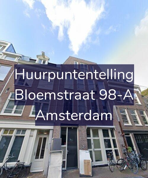 Foto gevel Huurpuntentelling voor Bloemstraat 98-A, Amsterdam