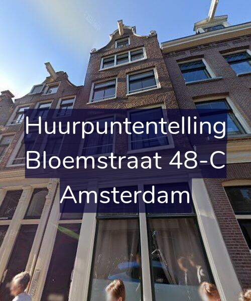 Foto gevel Huurpuntentelling voor Bloemstraat 48-C, Amsterdam