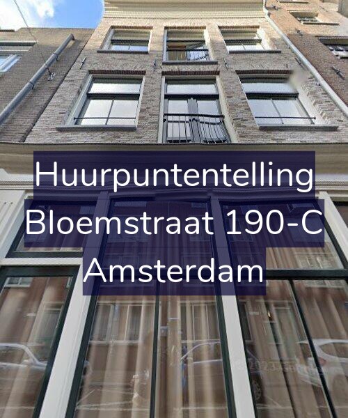 Foto gevel Huurpuntentelling voor Bloemstraat 190-C, Amsterdam