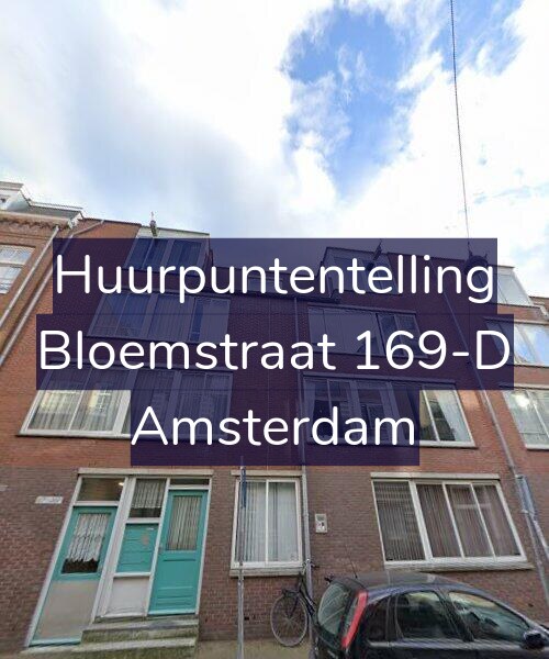 Foto gevel Huurpuntentelling voor Bloemstraat 169-D, Amsterdam