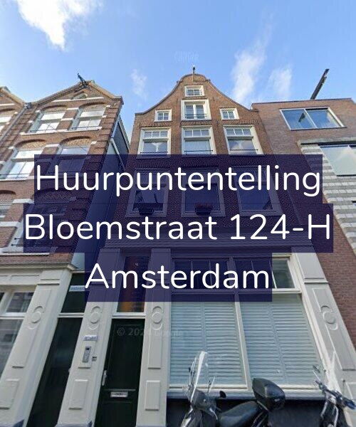 Foto gevel Huurpuntentelling voor Bloemstraat 124-H, Amsterdam
