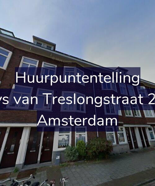 Foto gevel Huurpuntentelling voor Bloys van Treslongstraat 27-H, Amsterdam