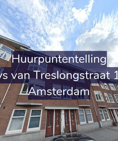 Foto gevel Huurpuntentelling voor Bloys van Treslongstraat 17-1, Amsterdam