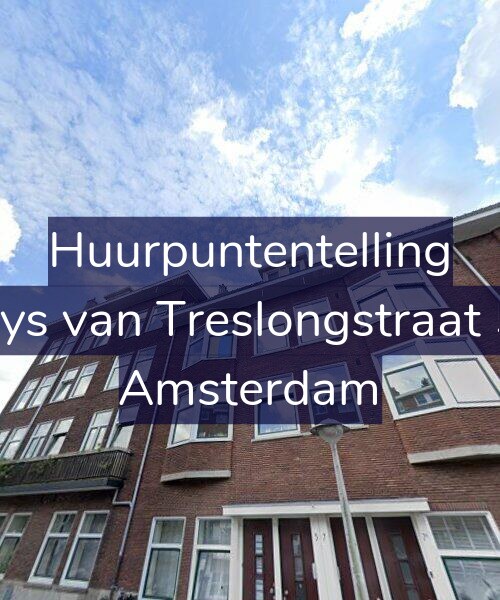 Foto gevel Huurpuntentelling voor Bloys van Treslongstraat 5-2, Amsterdam