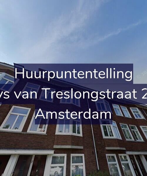 Foto gevel Huurpuntentelling voor Bloys van Treslongstraat 27-2, Amsterdam