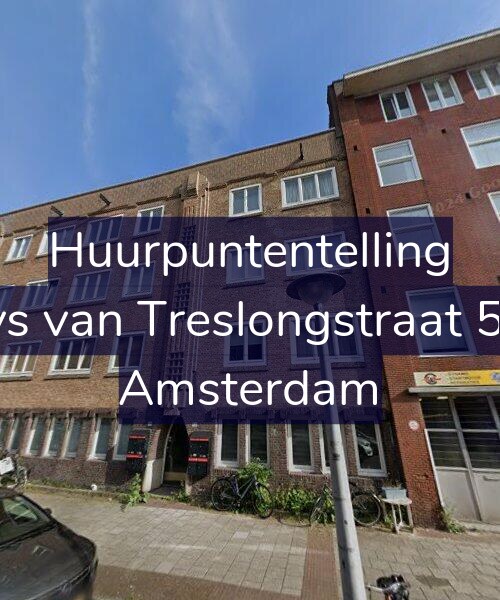 Foto gevel Huurpuntentelling voor Bloys van Treslongstraat 56-H, Amsterdam