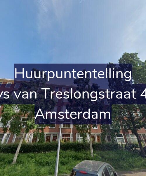 Foto gevel Huurpuntentelling voor Bloys van Treslongstraat 42-1, Amsterdam