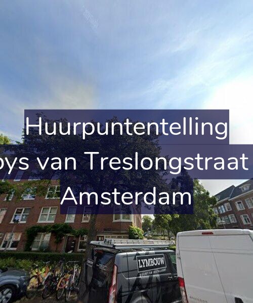 Foto gevel Huurpuntentelling voor Bloys van Treslongstraat 26, Amsterdam