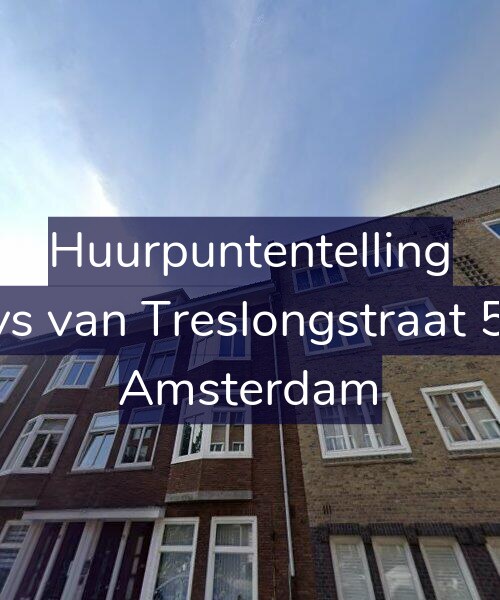 Foto gevel Huurpuntentelling voor Bloys van Treslongstraat 51-2, Amsterdam