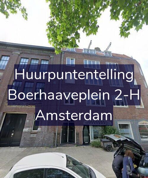 Foto gevel Huurpuntentelling voor Boerhaaveplein 2-H, Amsterdam