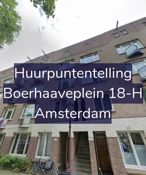 Foto gevel Huurpuntentelling voor Boerhaaveplein 18-H, Amsterdam