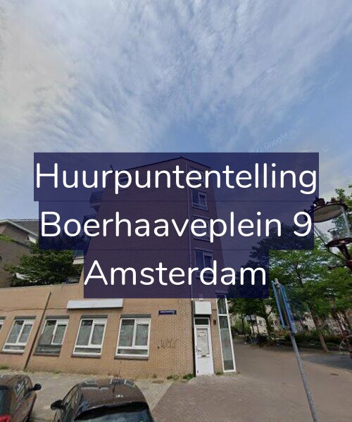 Foto gevel Huurpuntentelling voor Boerhaaveplein 9, Amsterdam