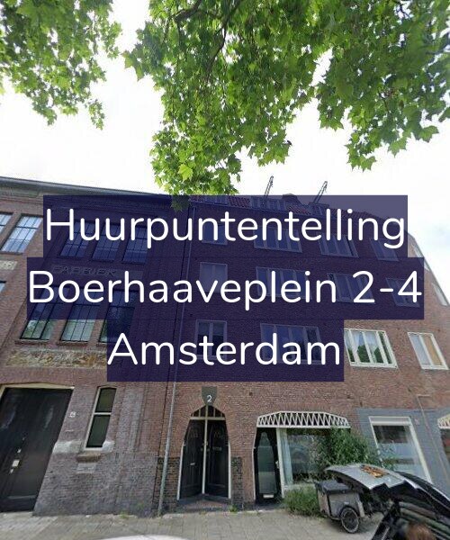 Foto gevel Huurpuntentelling voor Boerhaaveplein 2-4, Amsterdam