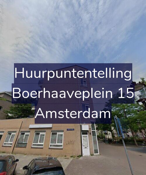 Foto gevel Huurpuntentelling voor Boerhaaveplein 15, Amsterdam