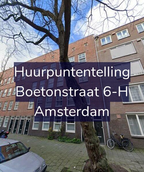 Foto gevel Huurpuntentelling voor Boetonstraat 6-H, Amsterdam