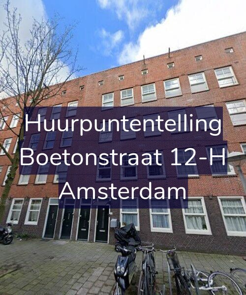 Foto gevel Huurpuntentelling voor Boetonstraat 12-H, Amsterdam