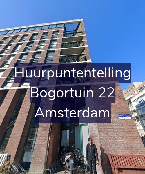 Foto gevel Huurpuntentelling voor Bogortuin 22, Amsterdam