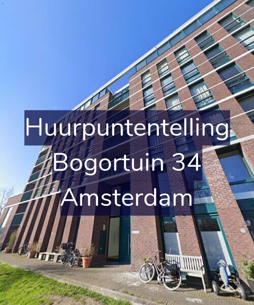 Foto gevel Huurpuntentelling voor Bogortuin 34, Amsterdam