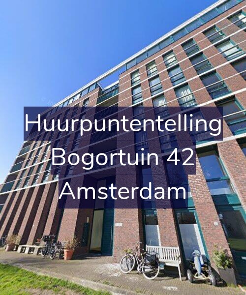 Foto gevel Huurpuntentelling voor Bogortuin 42, Amsterdam