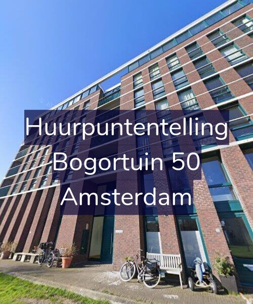 Foto gevel Huurpuntentelling voor Bogortuin 50, Amsterdam