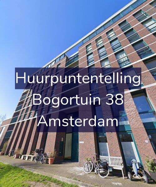 Foto gevel Huurpuntentelling voor Bogortuin 38, Amsterdam