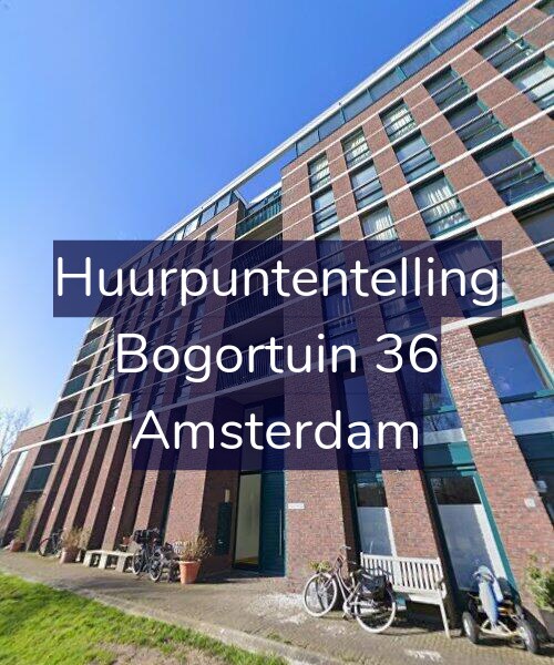 Foto gevel Huurpuntentelling voor Bogortuin 36, Amsterdam