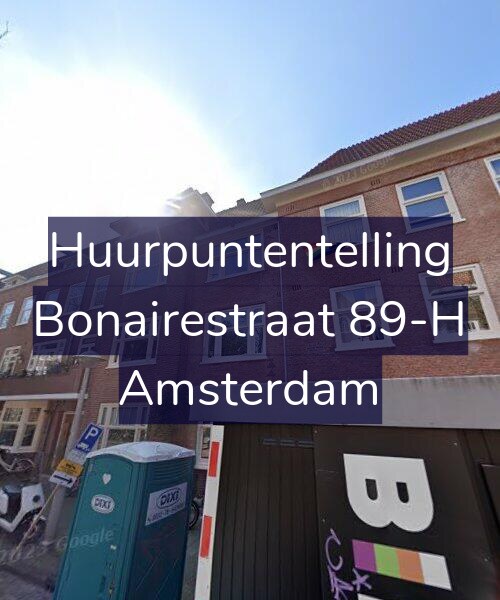 Foto gevel Huurpuntentelling voor Bonairestraat 89-H, Amsterdam