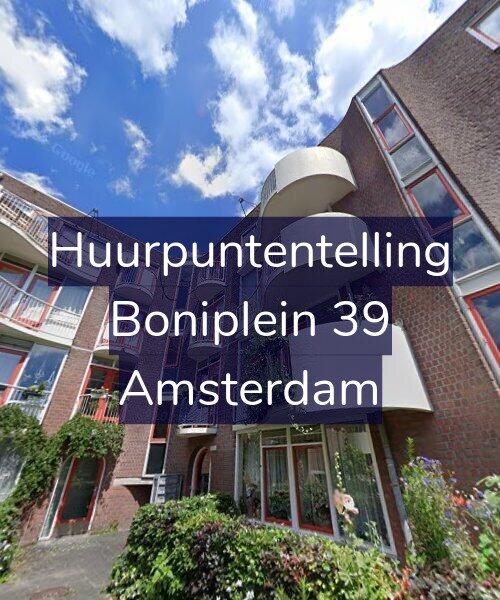 Foto gevel Huurpuntentelling voor Boniplein 39, Amsterdam