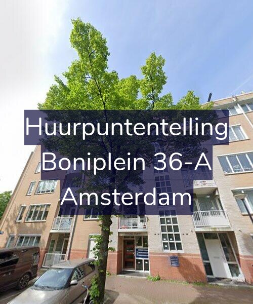 Foto gevel Huurpuntentelling voor Boniplein 36-A, Amsterdam