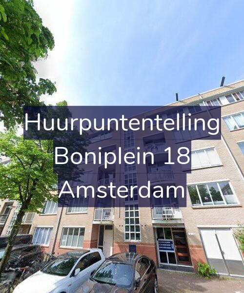 Foto gevel Huurpuntentelling voor Boniplein 18, Amsterdam