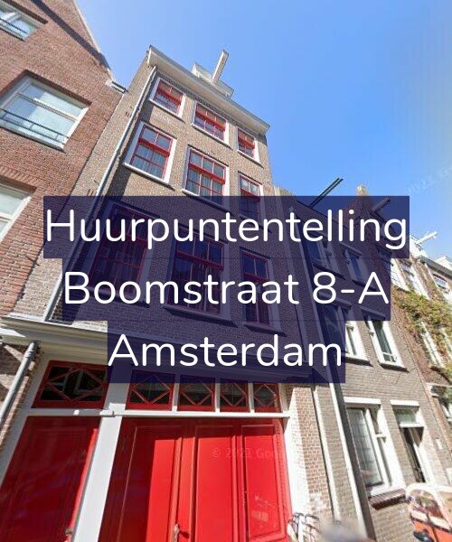 Foto gevel Huurpuntentelling voor Boomstraat 8-A, Amsterdam
