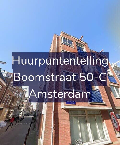 Foto gevel Huurpuntentelling voor Boomstraat 50-C, Amsterdam