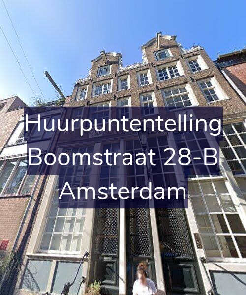 Foto gevel Huurpuntentelling voor Boomstraat 28-B, Amsterdam