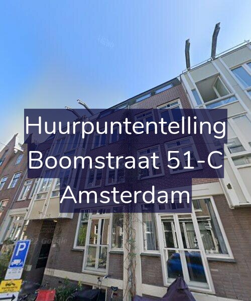 Foto gevel Huurpuntentelling voor Boomstraat 51-C, Amsterdam
