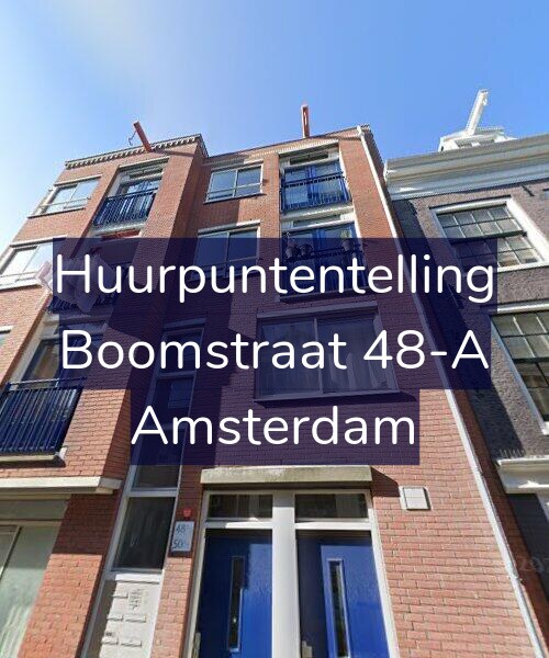 Foto gevel Huurpuntentelling voor Boomstraat 48-A, Amsterdam