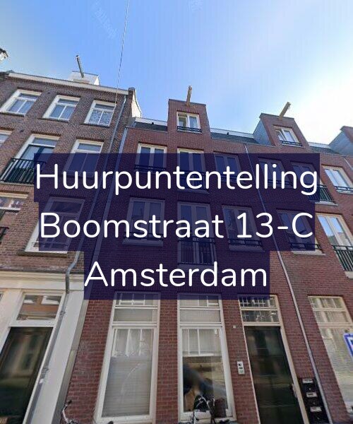 Foto gevel Huurpuntentelling voor Boomstraat 13-C, Amsterdam