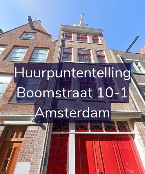 Foto gevel Huurpuntentelling voor Boomstraat 10-1, Amsterdam