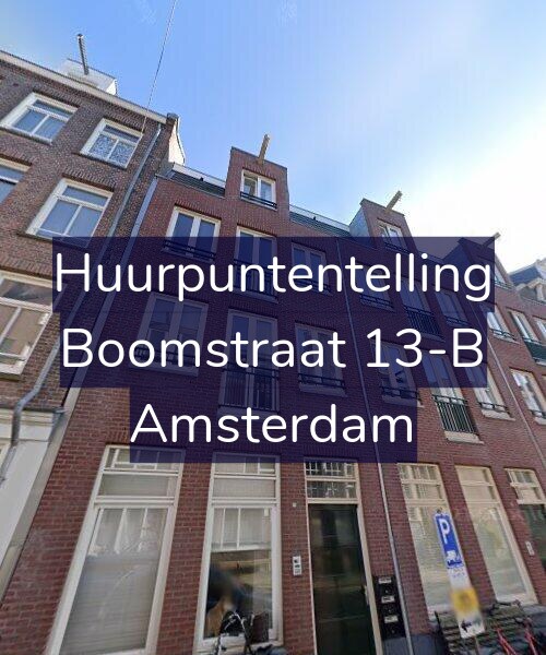 Foto gevel Huurpuntentelling voor Boomstraat 13-B, Amsterdam