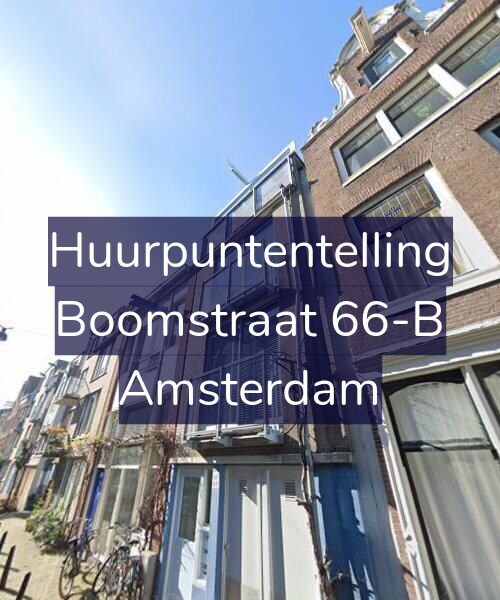 Foto gevel Huurpuntentelling voor Boomstraat 66-B, Amsterdam