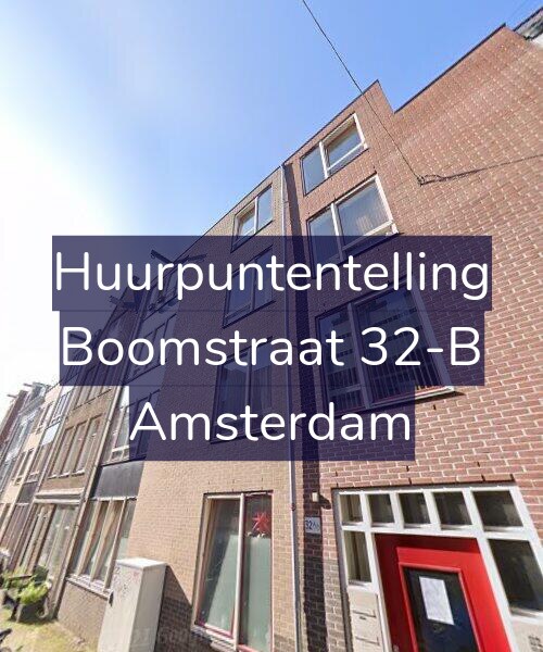 Foto gevel Huurpuntentelling voor Boomstraat 32-B, Amsterdam