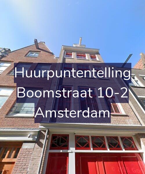 Foto gevel Huurpuntentelling voor Boomstraat 10-2, Amsterdam