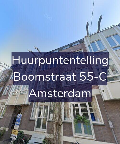 Foto gevel Huurpuntentelling voor Boomstraat 55-C, Amsterdam
