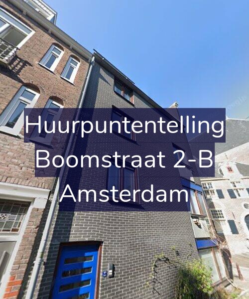 Foto gevel Huurpuntentelling voor Boomstraat 2-B, Amsterdam
